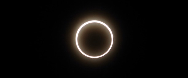 Moon at full solar eclipse